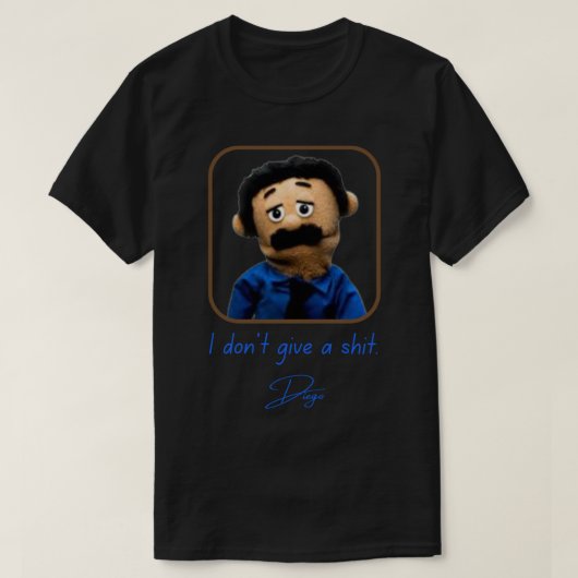 Awkward Puppets Diego T-shirt (Design voorkant)