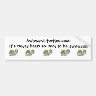 Awkward Turtles Bumpersticker