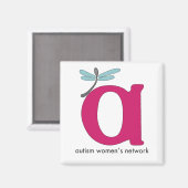 AWN nouvel aimant logo (Recto/Verso)