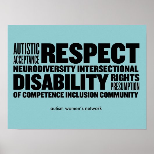 AWN Word Cloud Poster (Voorkant)