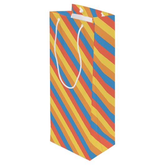 Awning Wine Gift Bag Wijn Cadeautas (Achterkant Gekanteld)