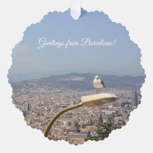 aWorld2Celebrate: Groeten uit Barcelona! Ornament Kaart