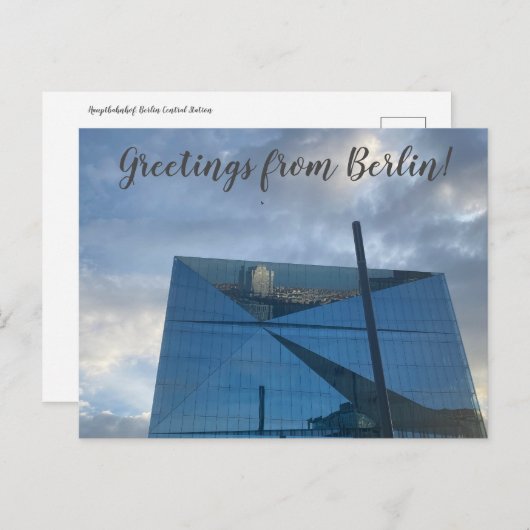 aWorld2Celebrate: Groeten uit Berlijn! Briefkaart (Voorkant / Achterkant)