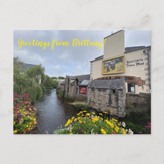 aWorld2Celebrate: Groeten uit Bretagne! Briefkaart (Voorkant)