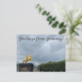 aWorld2Celebrate: Groeten uit Duitsland! Briefkaart (Staand voorkant)