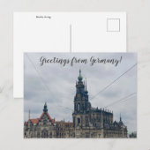 aWorld2Celebrate: Groeten uit Duitsland! Briefkaart (Voorkant / Achterkant)