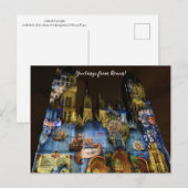 aWorld2Celebrate: Groeten uit Rouen! Briefkaart (Voorkant / Achterkant)