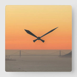 aWorld2Celebrate: The Golden Hour Vierkante Klok