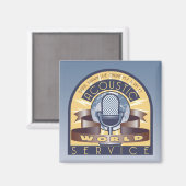 AWS 2 pouces - Magnet Carré (Recto/Verso)