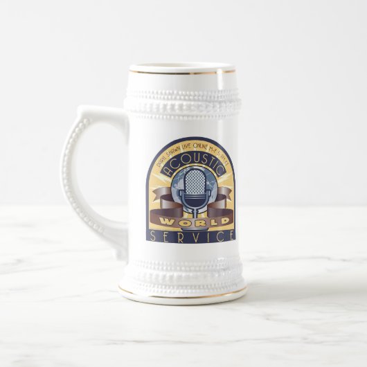 AWS Stein, 22 oz Bierpul (Links)