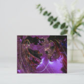 Awsome! Fractaal briefkaart. Briefkaart (Staand voorkant)