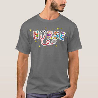 Awsome Nurse Stethoscoop kerstmis 2022 Gift T-shirt