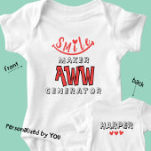 Aww Baby Lach en Hart Romper