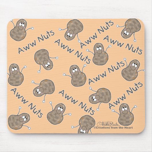 AWW Nuts Collage Muismat (Voorkant)