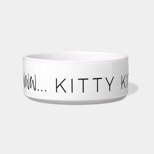 AWWW... KAT KITTY Cat Food Bowl Voerbakje