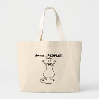 Awww...PEOPLE!!! Rat Bag Grote Tote Bag