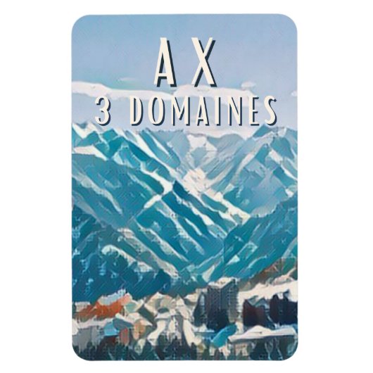 Ax 3 Domaines skigebied Magneet (Verticaal)