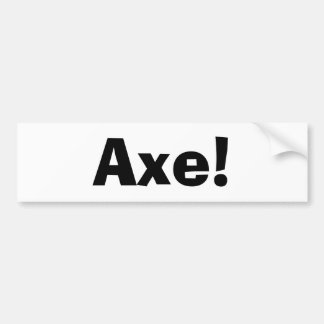 Ax! Bumpersticker