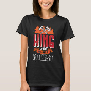 Ax die Citaat Grote As het Bosbos van de Sahara va T-shirt