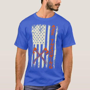 Ax gooit Amerikaanse vlag door assen Klassieke T T-shirt