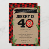 Ax Jetant 40Anniversaire Invitation (Devant / Derrière)