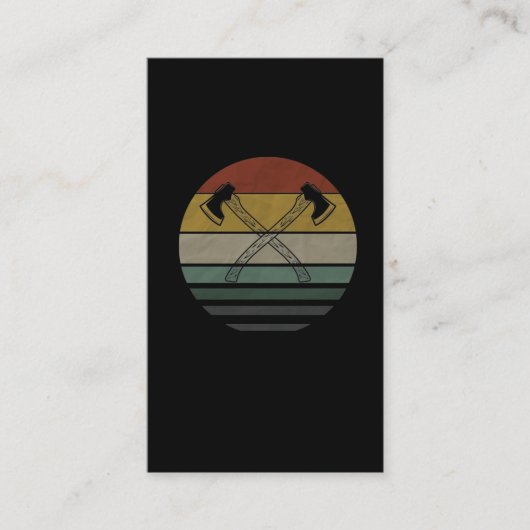  Ax Lumberjack Visitekaartje (Voorkant)