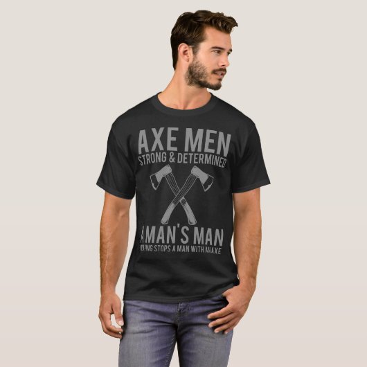 Ax Man T-Shirt-ontwerp T-shirt (Voorkant volledig)