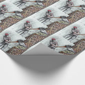 Ax Man zonder kettingzaag Cadeaupapier (Hoek)