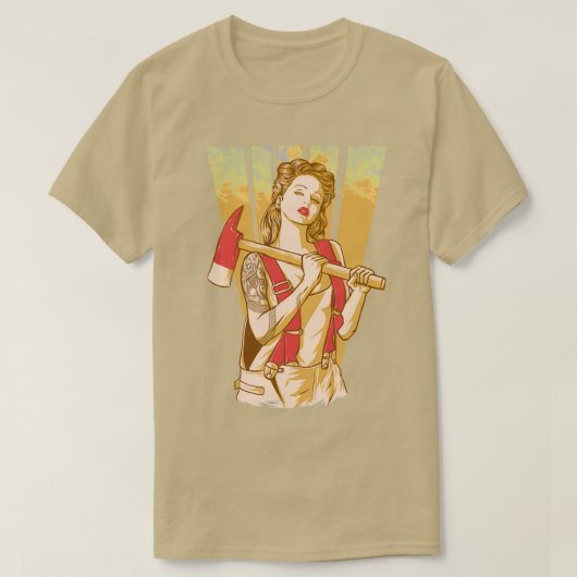 Ax meisje 6 t-shirt (Design voorkant)