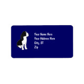 AX- Springer Spaniel Adresetiketten Etiket (Voorkant)