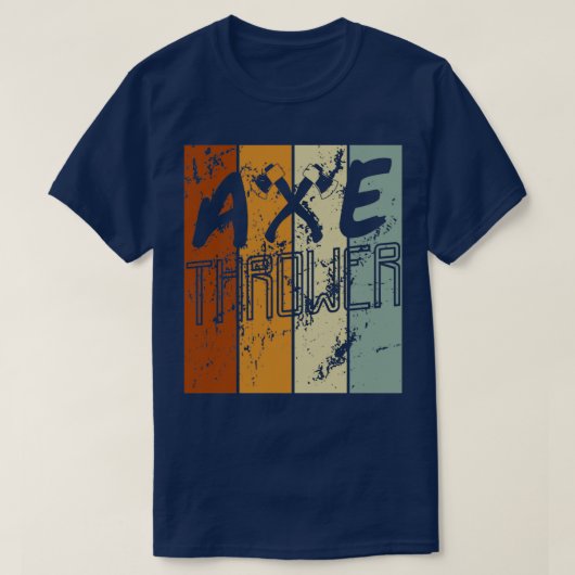  Ax Thrower Throw Tomahawk Throwing T-shirt (Design voorkant)