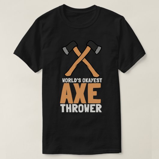 Ax Throwing and Sharp Object Target Games 22 T-shirt (Design voorkant)