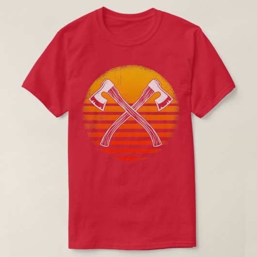 Ax Throwing Axes en Tomahawks T-shirt (Design voorkant)
