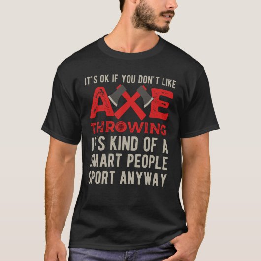 Ax Throwing Funny T-shirt (Voorkant)