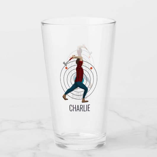 Ax Throwing Glas (Voorkant)