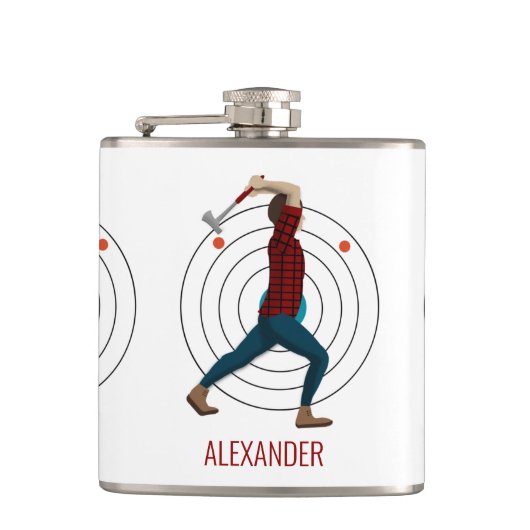 Ax Throwing Heupfles (Voorkant)