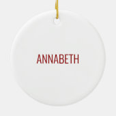 Ax Throwing Keramisch Ornament (Achterkant)