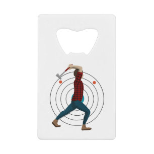 Ax Throwing Kredietkaart Flessenopener