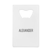 Ax Throwing Kredietkaart Flessenopener (Achterkant)