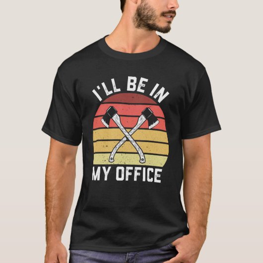 Ax Throwing Lumberjack Funny Ax Thrower T-shirt (Voorkant)