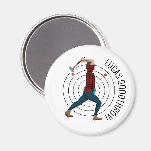 Ax Throwing Magneet (Voorkant / Achterkant)