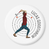 Ax Throwing Magneet (Voorkant)