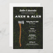 Ax Throwing Party Kaart (Voorkant / Achterkant)
