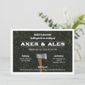 Ax Throwing Party Kaart (Staand voorkant)