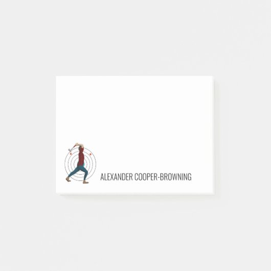 Ax Throwing Post-it® Notes (Voorkant)
