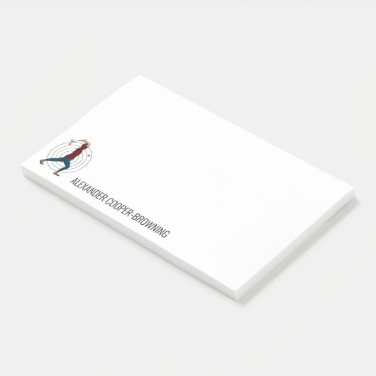 Ax Throwing Post-it® Notes (Schuin)