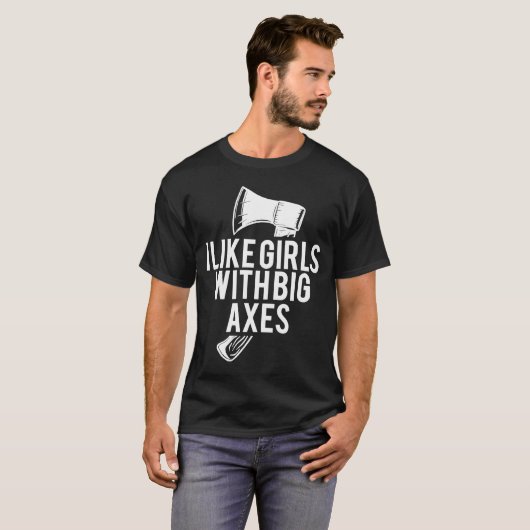 Ax Throwing Sharpener Hatchet Throwing Game T-shirt (Voorkant volledig)
