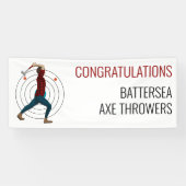 Ax Throwing Spandoek (Horizontaal)