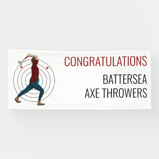Ax Throwing Spandoek (Horizontaal)