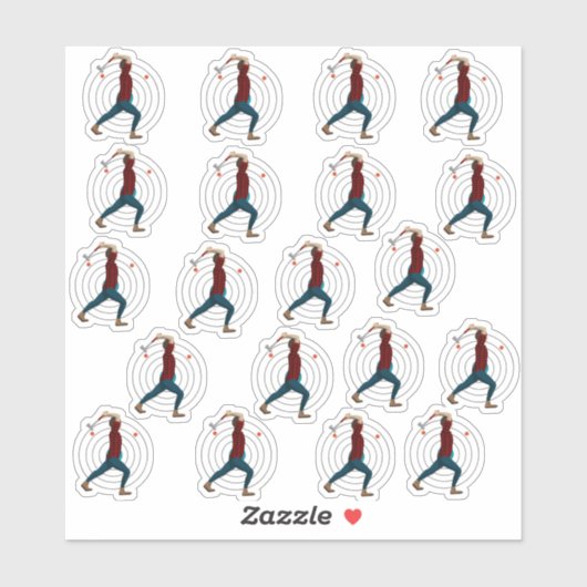 Ax Throwing Sticker (Vel)